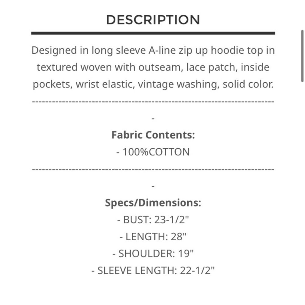 POL Rust & Cream Patchwork Hooded Jacket - image 5